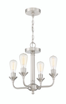 Bridgestone 4 Light Convertible Semi-Flush in Brushed Polished Nickel (20|53054-BNK)