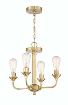 Bridgestone 4 Light Convertible Semi-Flush in Satin Brass (20|53054-SB)