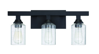 Chicago 3 Light Vanity in Flat Black (20|53103-FB)