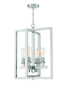 Chicago 4 Light Foyer in Brushed Polished Nickel (20|53134-BNK)