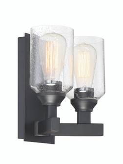 Chicago 2 Light Wall Sconce in Flat Black (20|53162-FB)