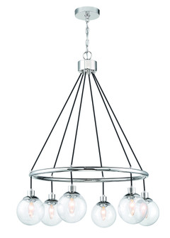 Que 6 Light Chandelier in Chrome (20|53326-CH)