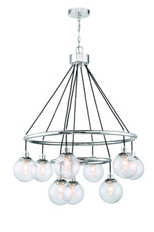 Que 9 Light Chandelier in Chrome (20|53329-CH)