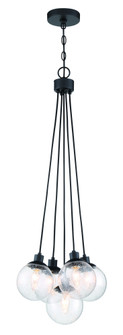 Que 5 Light Pendant in Flat Black (20|53395-FB)