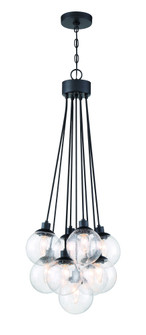 Que 9 Light Pendant in Flat Black (20|53399-FB)