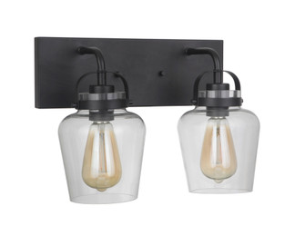 Trystan 2 Light Vanity in Flat Black (20|53502-FB)