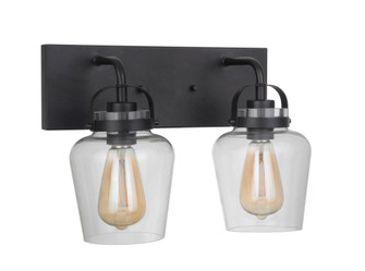 Trystan 2 Light Vanity in Flat Black (20|53502-FB)
