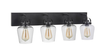 Trystan 4 Light Vanity in Flat Black (20|53504-FB)