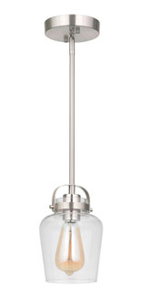 Trystan 1 Light Mini Pendant in Brushed Polished Nickel (20|53591-BNK)