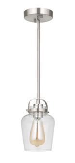 Trystan 1 Light Mini Pendant in Brushed Polished Nickel (20|53591-BNK)