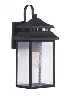 Crossbend 1 Light Small Outdoor Wall Lantern in Dark Bronze Gilded (20|ZA3104-DBG)