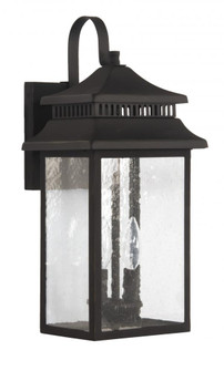 Crossbend 2 Light Medium Outdoor Wall Lantern in Dark Bronze Gilded (20|ZA3114-DBG)