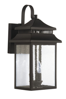 Crossbend 3 Light Large Outdoor Wall Lantern in Textured Black (20|ZA3124-TB)