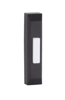 Surface Mount LED Lighted Push Button, Thin Rectangle Profile in Flat Black (20|PB5004-FB)