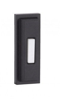 Surface Mount LED Lighted Push Button, Beveled Rectangle in Flat Black (20|PB5005-FB)