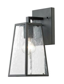 Outdoor Wall Lantern D:5 H:11.8 60w Matte Black Finish Clear Seedy Glass Lens (758|LDOD2200)