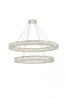 Monroe Integrated LED light Chrome Chandelier Clear Royal Cut Crystal (758|3503D40C)