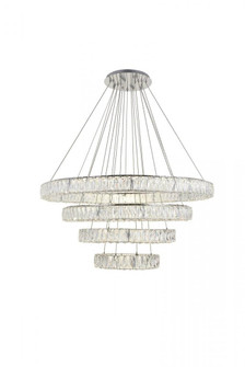 Monroe Integrated LED chip light Chrome Chandelier Clear Royal Cut Crystal (758|3503G41C)