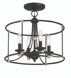 Westchester County - 4 Light Semi Flush (10|1049-677)