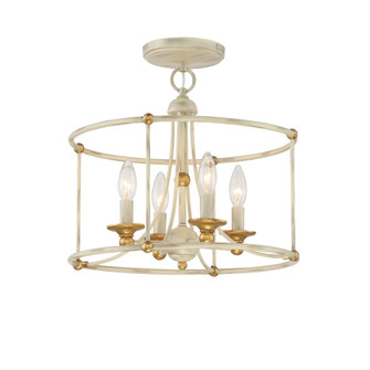 Westchester County - 4 Light Semi Flush (10|1049-701)