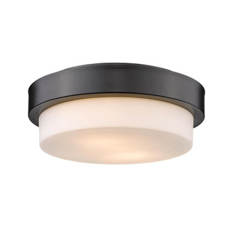 Multi-Family 11'' Flush Mount in Matte Black with Opal Glass (36|1270-11 BLK)