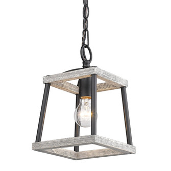Teagan Mini Pendant in Natural Black with Gray Harbor Accents (36|3184-M1L NB-GH)