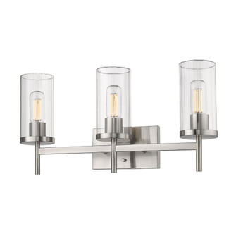 Golden Lighting Winslett 3-light Vanity in Pewter (36|7011-BA3 PW-CLR)