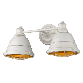 Golden Lighting Bartlett 2-light Vanity in French White (36|7312-BA2 FW)