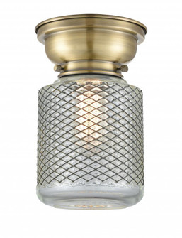 Stanton - 1 Light - 6 inch - Antique Brass - Flush Mount (3442|623-1F-AB-G262-LED)