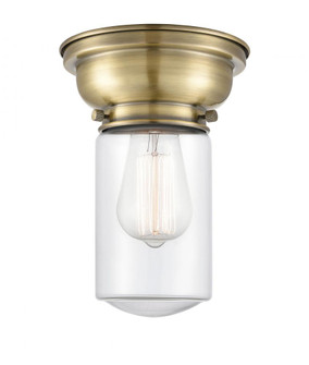 Dover - 1 Light - 6 inch - Antique Brass - Flush Mount (3442|623-1F-AB-G312)