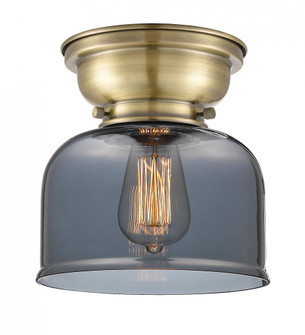 Bell - 1 Light - 8 inch - Antique Brass - Flush Mount (3442|623-1F-AB-G73-LED)