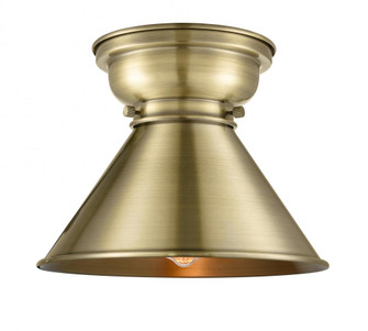 Briarcliff - 1 Light - 10 inch - Antique Brass - Flush Mount (3442|623-1F-AB-M10-AB-LED)