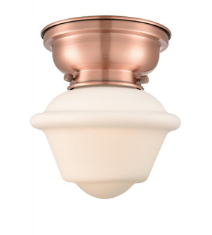 Oxford - 1 Light - 8 inch - Antique Copper - Flush Mount (3442|623-1F-AC-G531-LED)