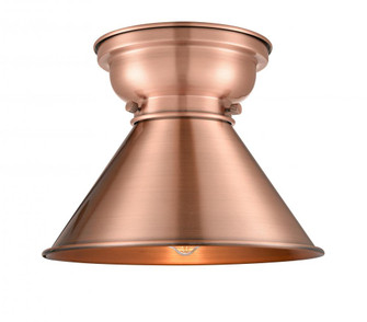 Briarcliff - 1 Light - 10 inch - Antique Copper - Flush Mount (3442|623-1F-AC-M10-AC-LED)