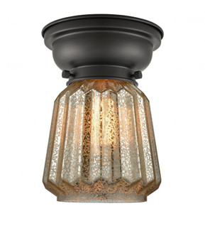 Chatham - 1 Light - 7 inch - Matte Black - Flush Mount (3442|623-1F-BK-G146)
