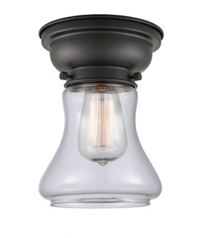 Bellmont - 1 Light - 6 inch - Matte Black - Flush Mount (3442|623-1F-BK-G192)
