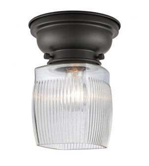 Colton - 1 Light - 6 inch - Matte Black - Flush Mount (3442|623-1F-BK-G302-LED)