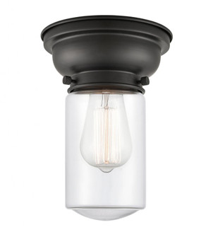 Dover - 1 Light - 6 inch - Matte Black - Flush Mount (3442|623-1F-BK-G312-LED)