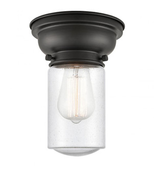 Dover - 1 Light - 6 inch - Matte Black - Flush Mount (3442|623-1F-BK-G314)
