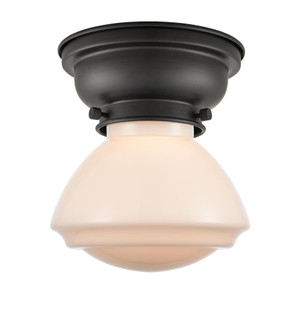 Olean - 1 Light - 7 inch - Matte Black - Flush Mount (3442|623-1F-BK-G321-LED)