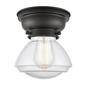 Olean - 1 Light - 7 inch - Matte Black - Flush Mount (3442|623-1F-BK-G324)