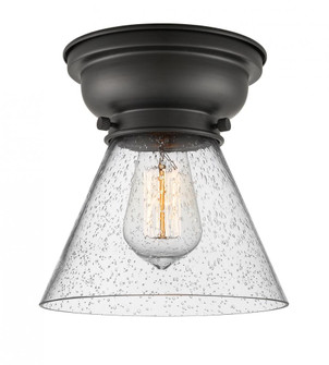 Cone - 1 Light - 8 inch - Matte Black - Flush Mount (3442|623-1F-BK-G44)