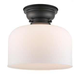 Bell - 1 Light - 12 inch - Matte Black - Flush Mount (3442|623-1F-BK-G71-L)