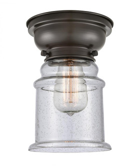 Canton - 1 Light - 6 inch - Oil Rubbed Bronze - Flush Mount (3442|623-1F-OB-G184)