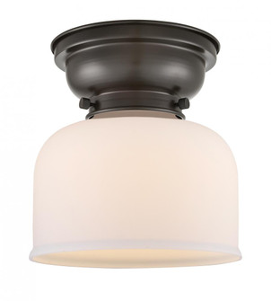 Bell - 1 Light - 8 inch - Oil Rubbed Bronze - Flush Mount (3442|623-1F-OB-G71-LED)