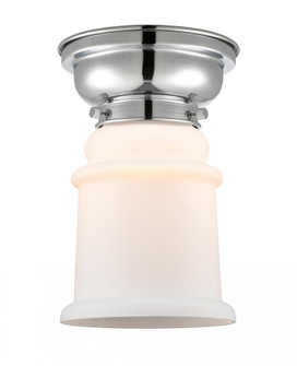 Canton - 1 Light - 6 inch - Polished Chrome - Flush Mount (3442|623-1F-PC-G181-LED)