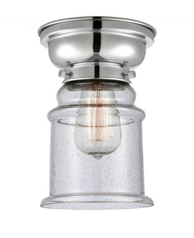 Canton - 1 Light - 6 inch - Polished Chrome - Flush Mount (3442|623-1F-PC-G184)