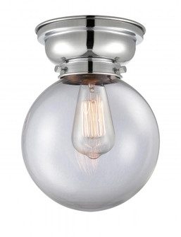 Beacon - 1 Light - 8 inch - Polished Chrome - Flush Mount (3442|623-1F-PC-G202-8-LED)