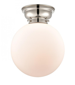 Beacon - 1 Light - 10 inch - Polished Nickel - Flush Mount (3442|623-1F-PN-G201-10)