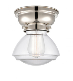 Olean - 1 Light - 7 inch - Polished Nickel - Flush Mount (3442|623-1F-PN-G322)